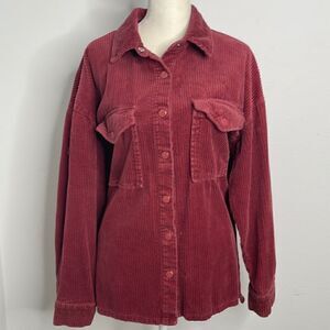 Forever 21 corduroy snap up shirt.  Snaps are distressed, see picture.  Size M